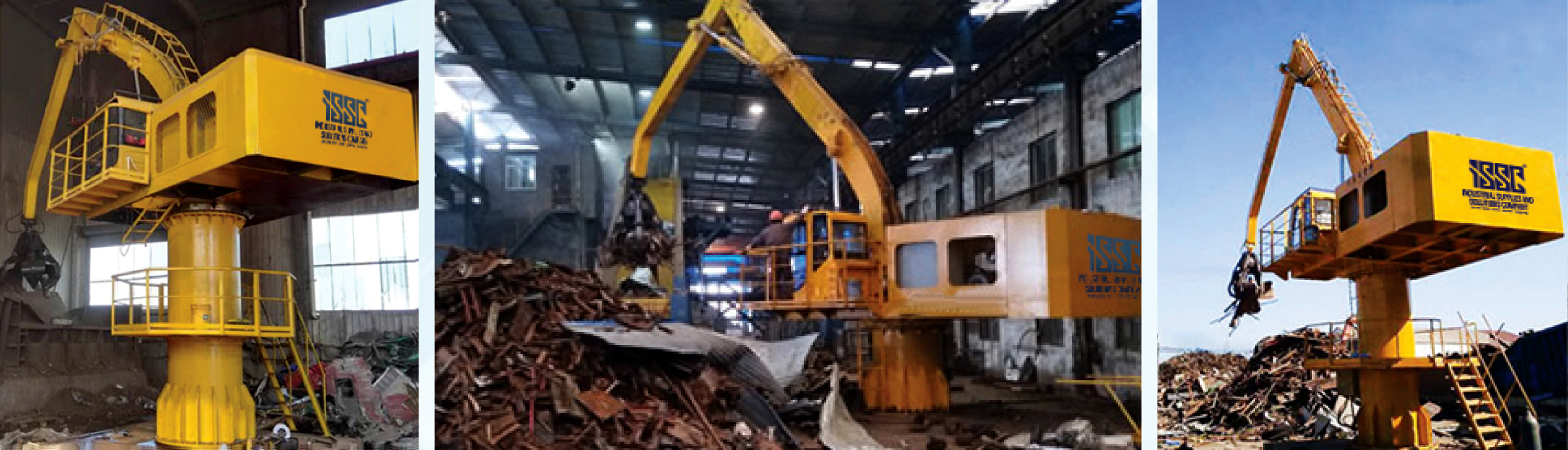 Heavy Duty Scrap Yard Cranes - Industrial Supplies and Solutions Company(ISSC), Chennai. Heavy Duty Scrap Yard Cranes - Industrial Supplies and Solutions Company(ISSC), Chennai.